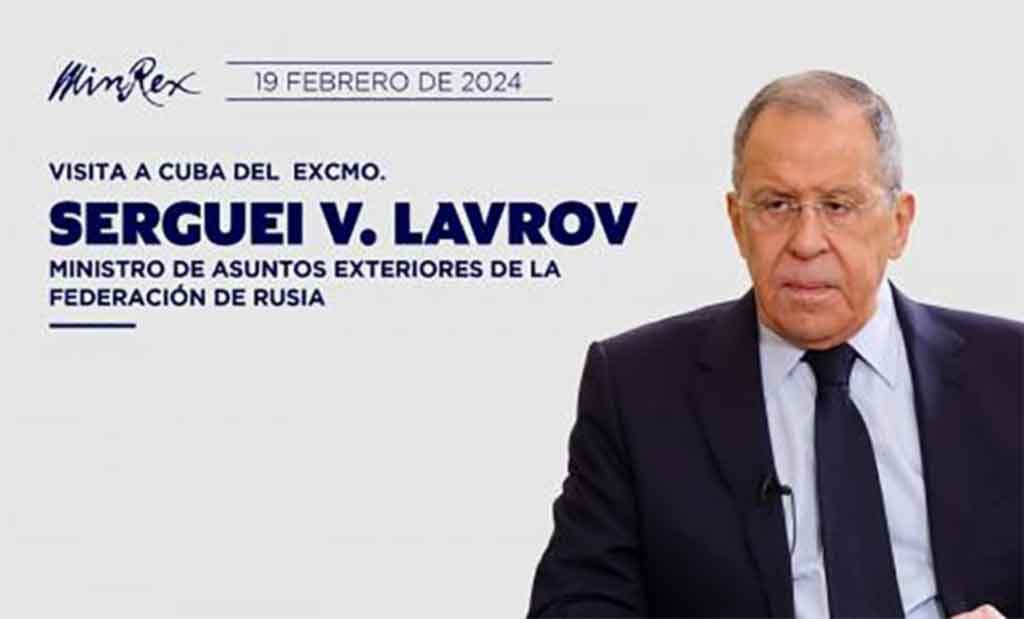 Rusia y Cuba por reforzar nexos estratégicos con visita de Lavrov