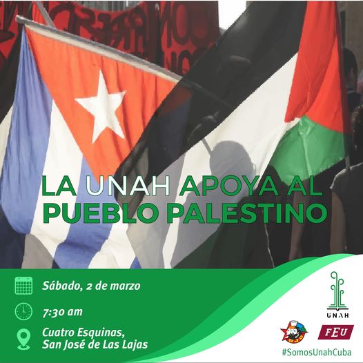 Acto provincial de solidaridad y apoyo al pueblo palestino
