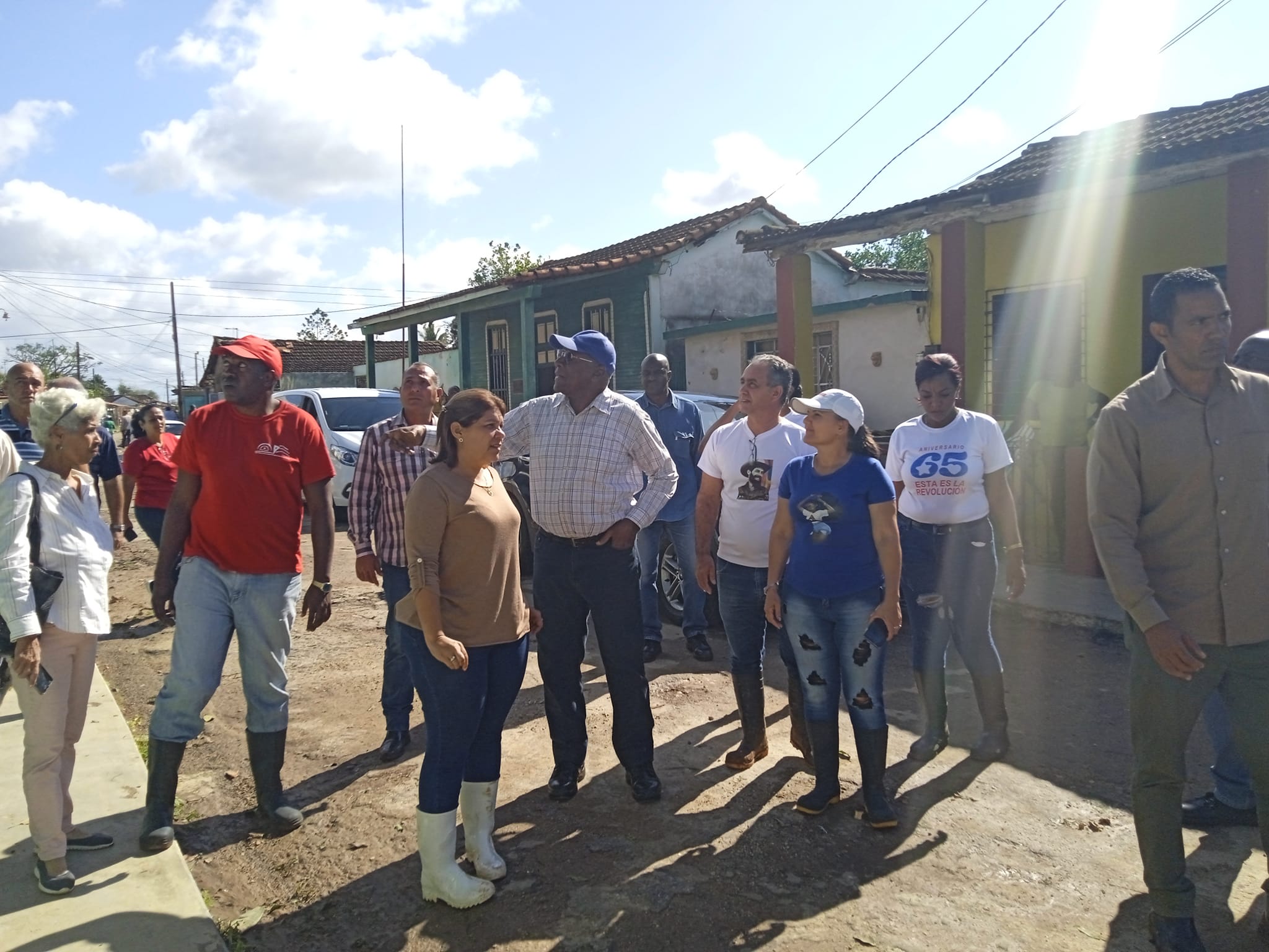 Evaluó Salvador Valdés Mesa afectaciones en San Nicolás tras tormenta local severa