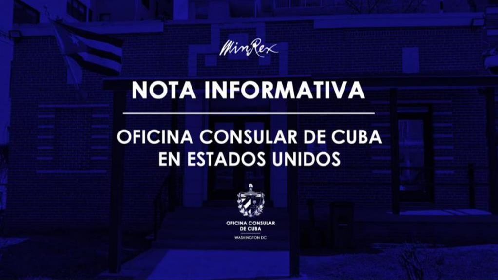 Cuba reanuda servicios consulares presenciales en Estados Unidos