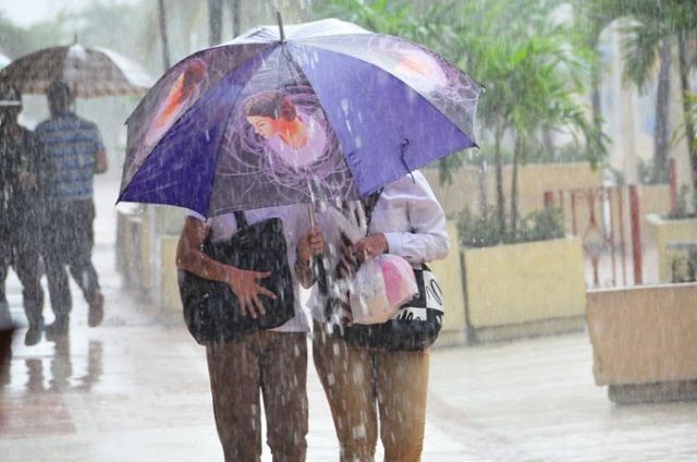 Alertan sobre lluvias y tormentas eléctricas en Occidente.