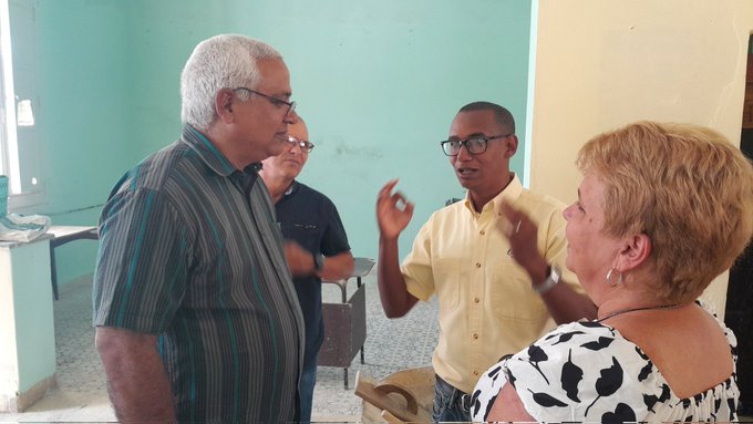 Ministro de Justicia de Cuba de visita en Jaruco