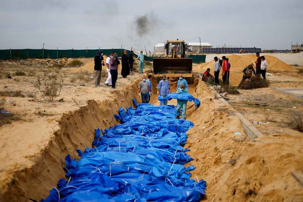 Sudáfrica consternada por descubrimiento de fosa común en Gaza