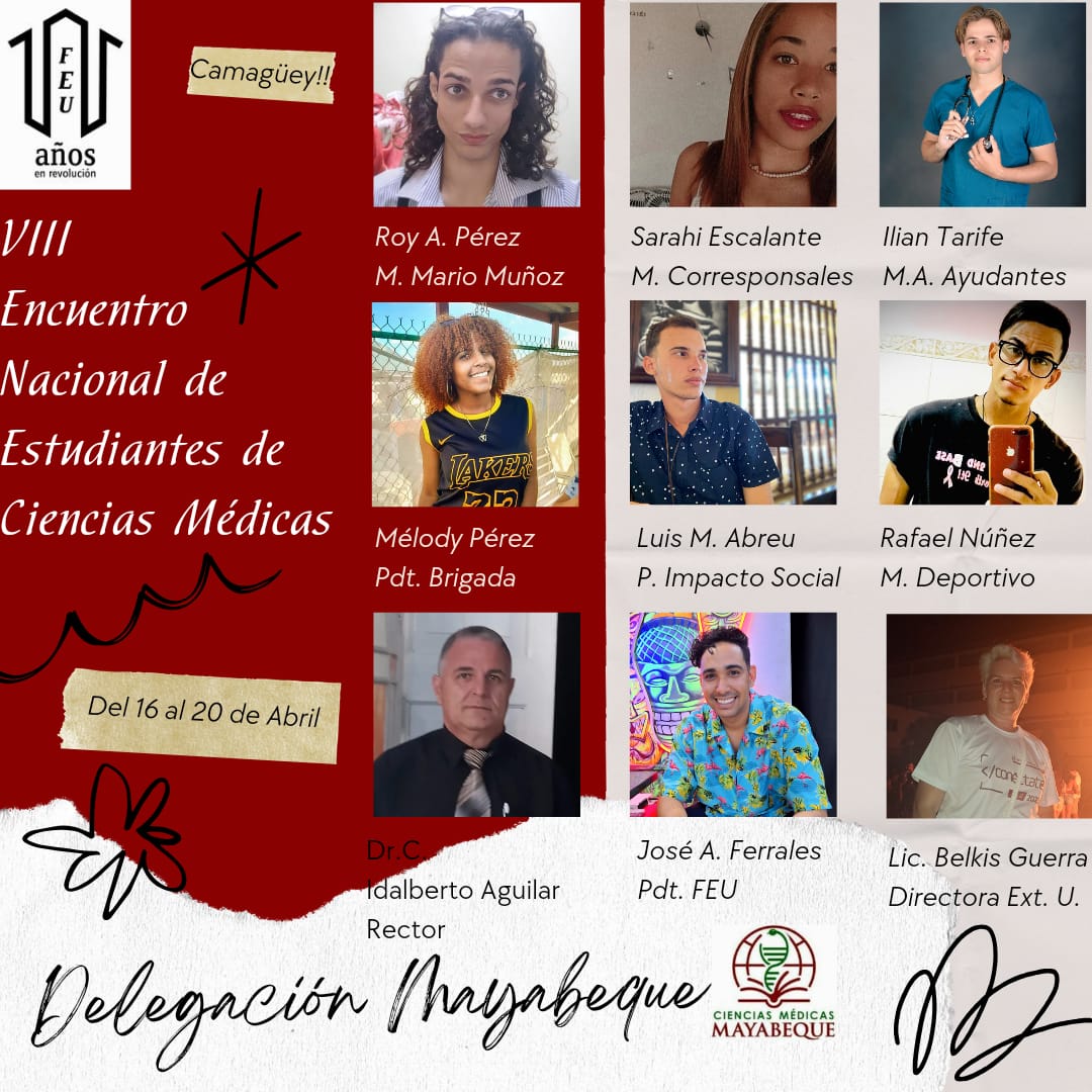 Participa Mayabeque en el Octavo Encuentro Nacional de Estudiantes de Ciencias Médicas.