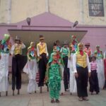 A puro teatro, una cita cultural en San José de las Lajas. Foto: Radio Camoa