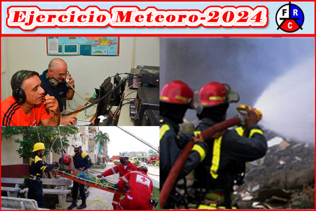 Ejercicio Popular Meteoro 2024. Foto: Periódico Mayabeque
