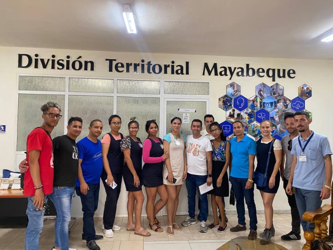 Juventud de ETECSA Mayabeque comparte logros y proyecciones de su accionar