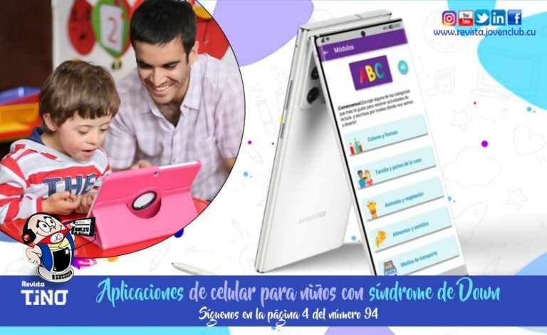 Aplicaciones móviles para niños con síndrome de Down