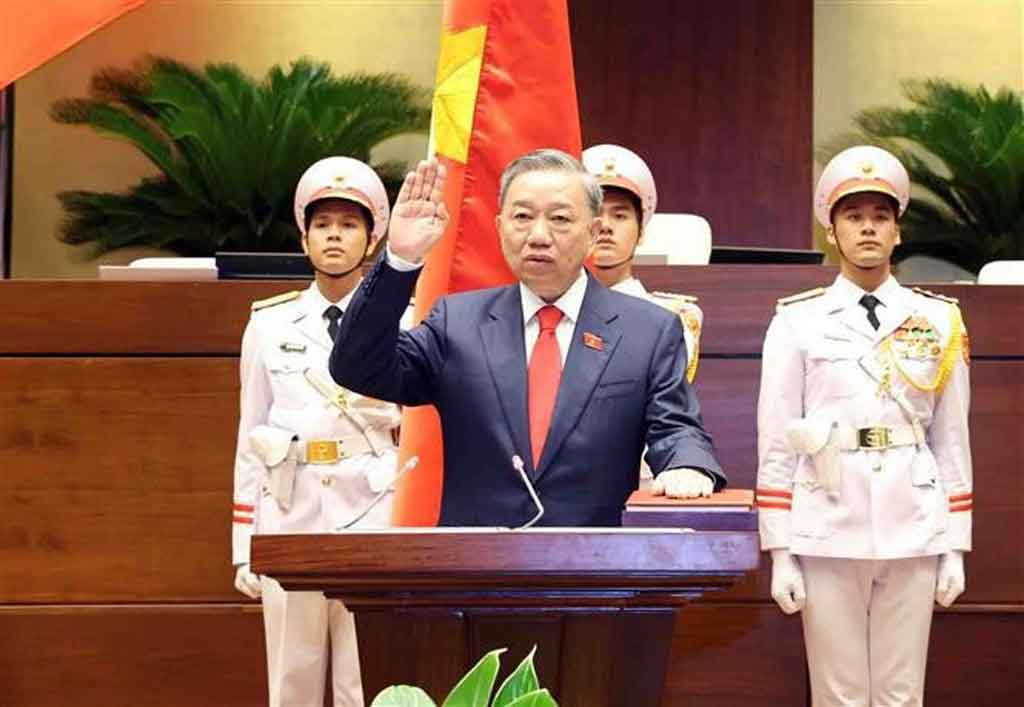 Presidente de Cuba felicita a par vietnamita tras elección