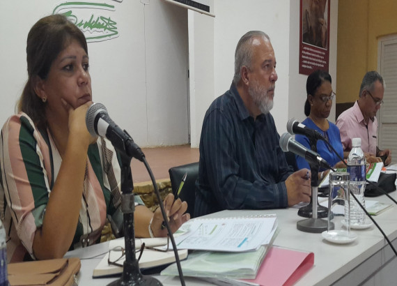 Sesiona clausura de la visita gubernamental a Mayabeque con la presencia del Primer Ministro Manuel Marrero Cruz