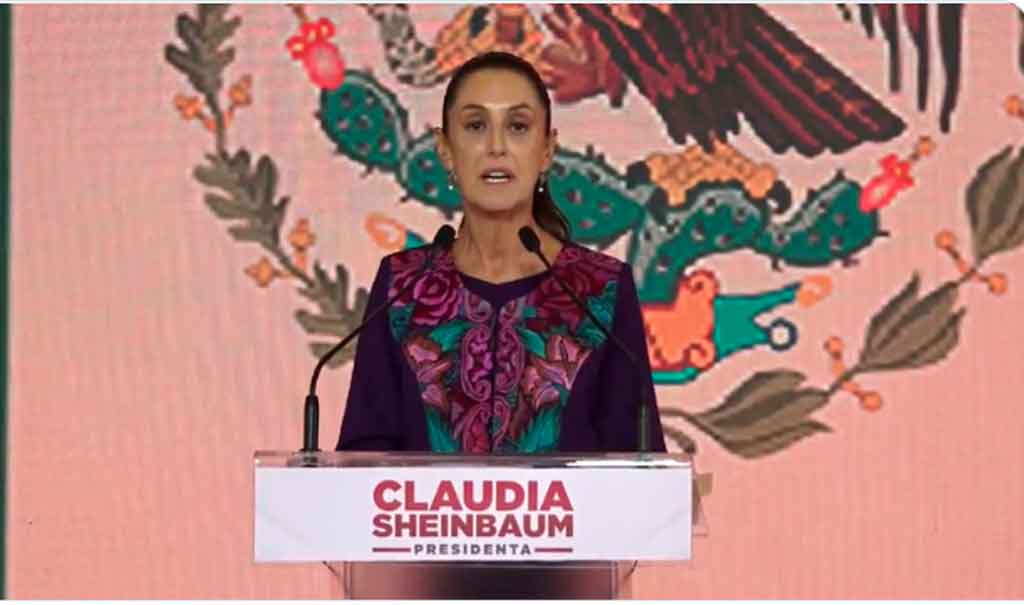Claudia Sheinbaum, primera mujer en ganar la Presidencia de México. Foto: Prensa Latina