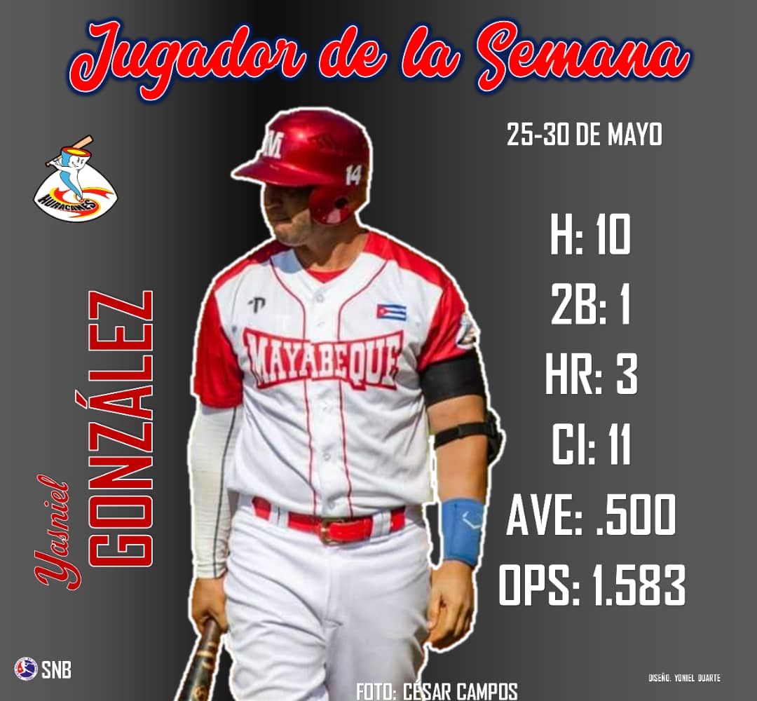 El guajiro, pelotero de la semana