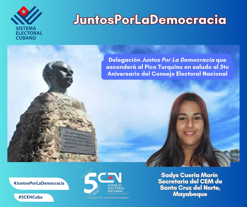 Sadys Cueria Marín: Joven continuadora de la labor electoral. Foto: Semanario Mayabeque