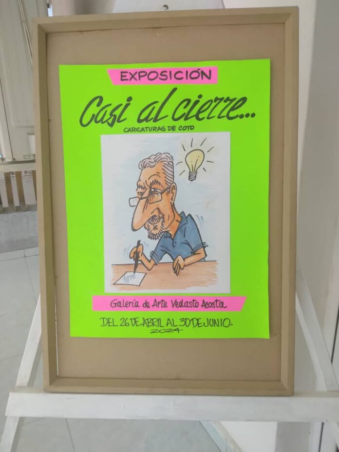 Casi al cierre, caricaturas de Coto