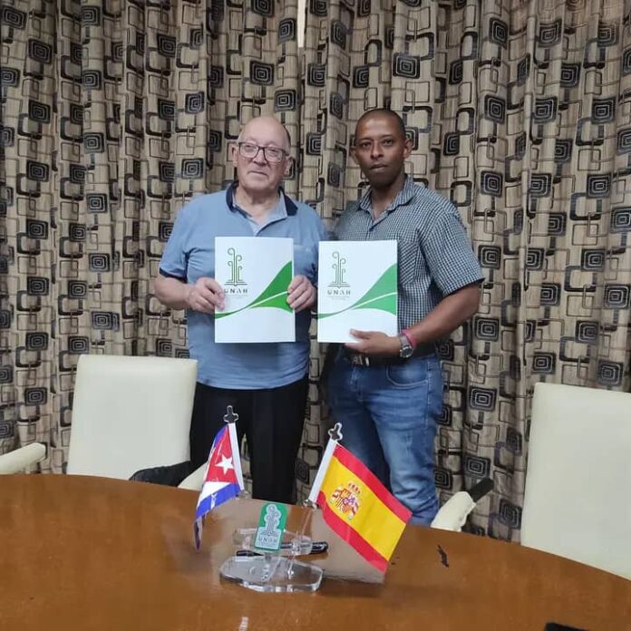 Convenio de colaboración beneficiará prácticas deportivas en Universidad Agraria de la Habana. Foto: Radio Camoa