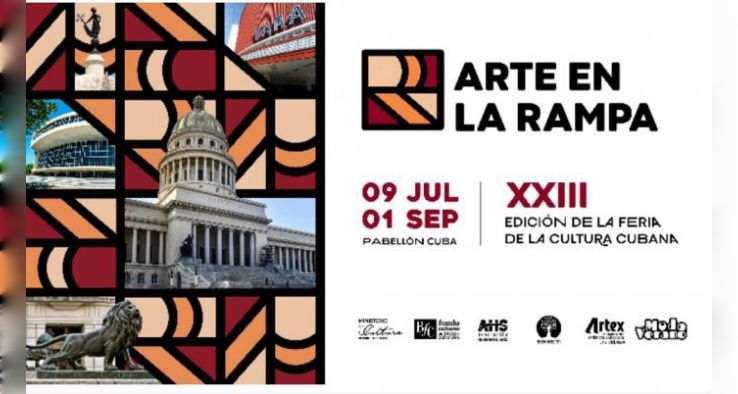 Oralitura Habana tiene su espacio en la feria de Arte en la Rampa. Foto: Cine Plaza en Edición virtual