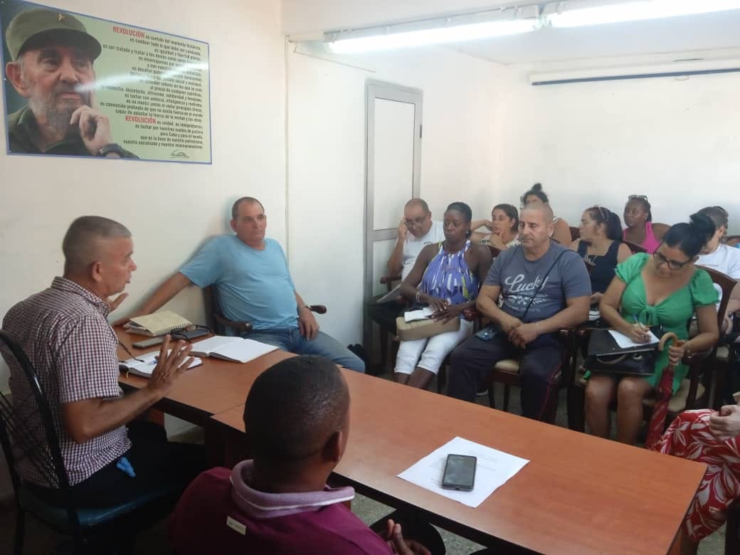 Sesionó reunión del grupo de bancarización en Melena del Sur