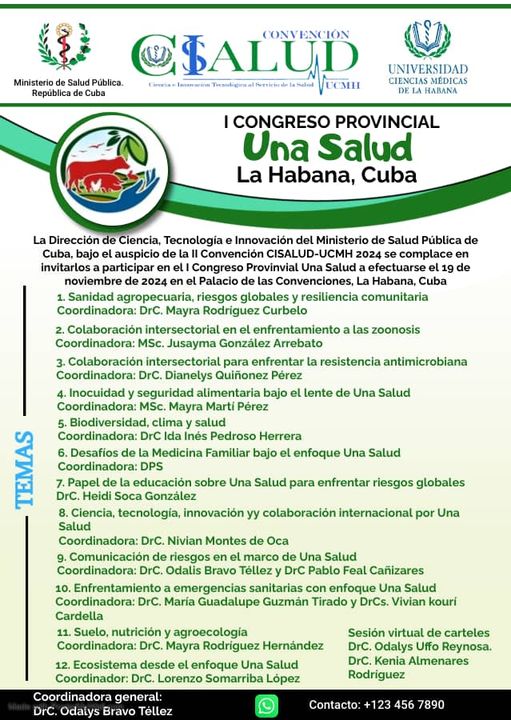 Mayabeque presente en I Congreso Provincial de Una Salud
