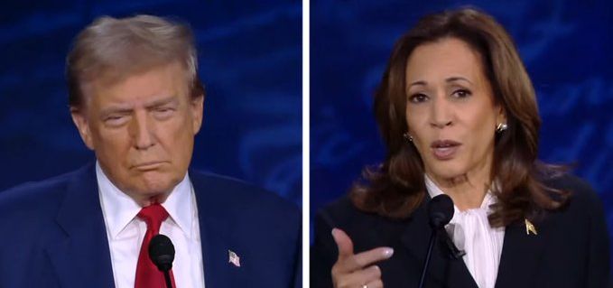 Kamala y Trump protagonizan tenso debate electoral