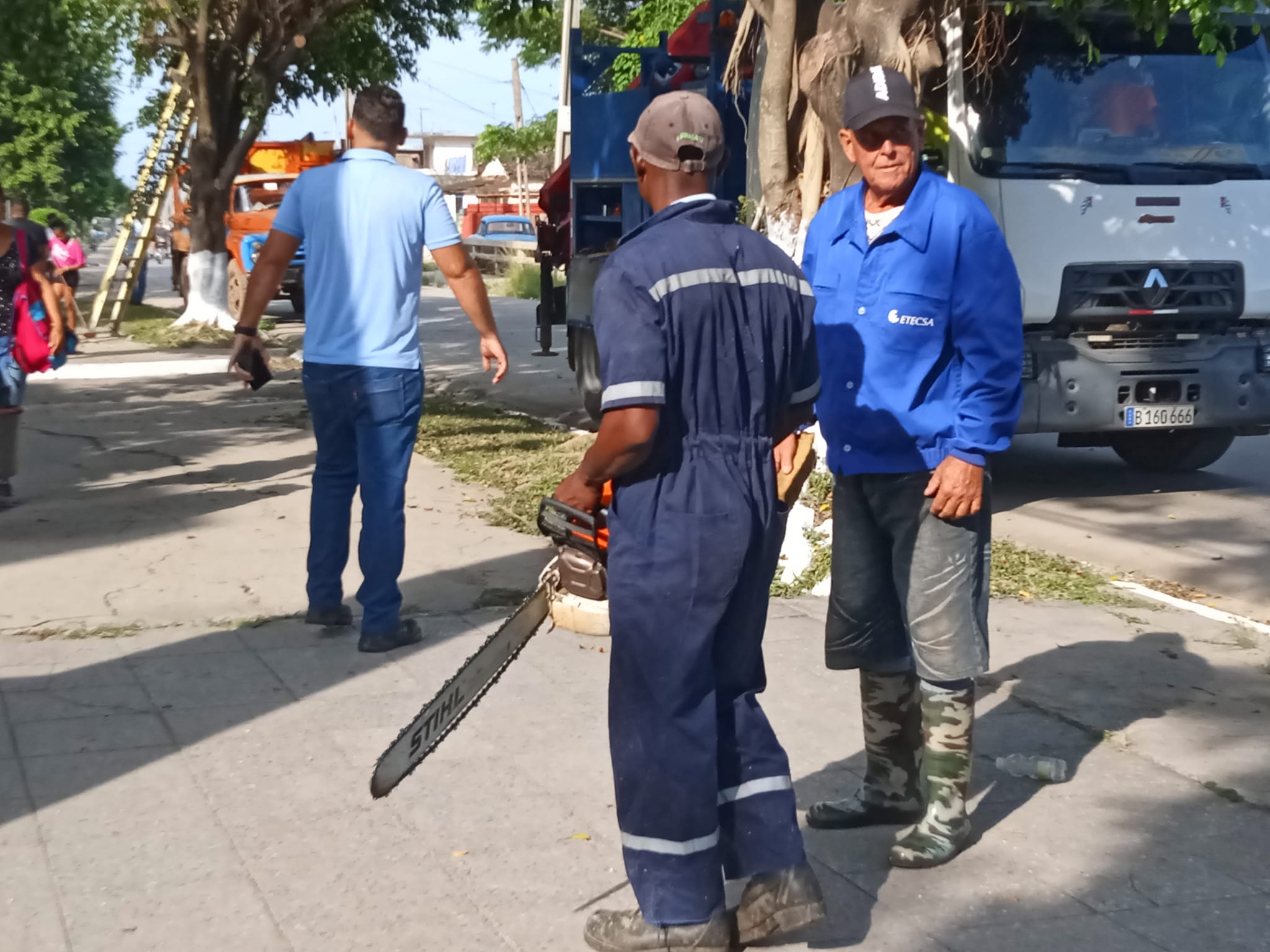 Jornada de preparación para la Defensa en Güines. Foto: Facebook