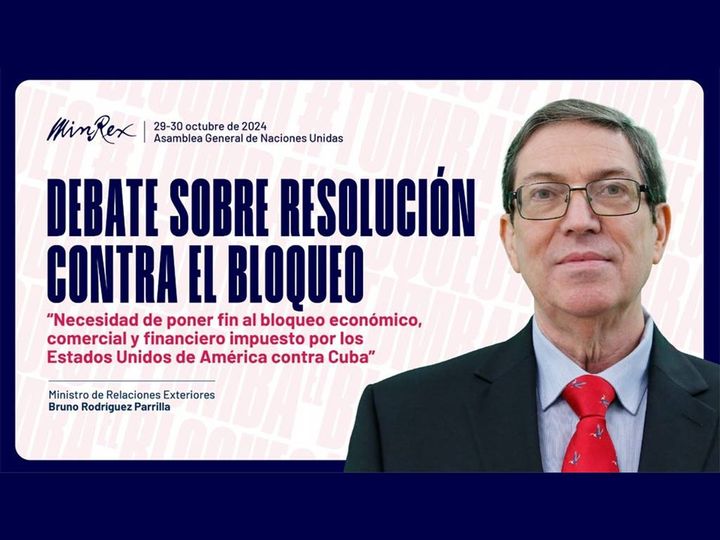 Expectación en Cuba respecto a debate en ONU sobre bloqueo de Estados Unidos.