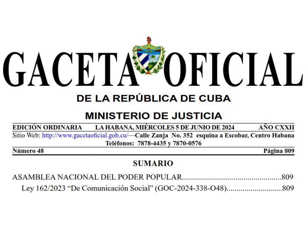 Entra en vigor en Cuba Ley de Comunicación Social. Foto: Prensa Latina