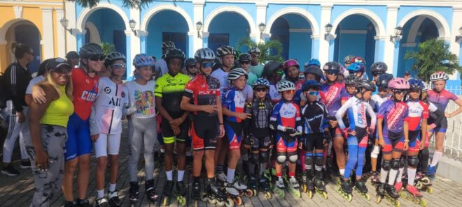 Participó Equipo de Patinaje de Mayabeque en Maratón Sube la Loma. Foto: Radio Camoa