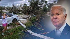 Biden visita Florida para examinar daños de huracán Milton.