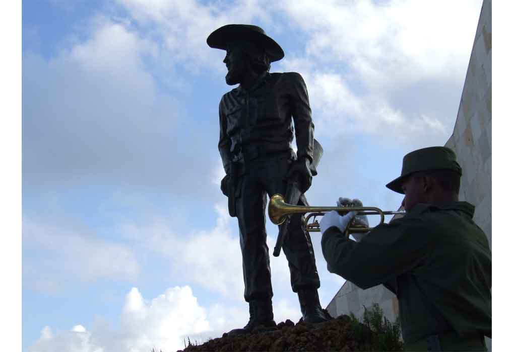 Camilo Cienfuegos el héroe inmortal de la juventud cubana. Foto: Prensa Latina