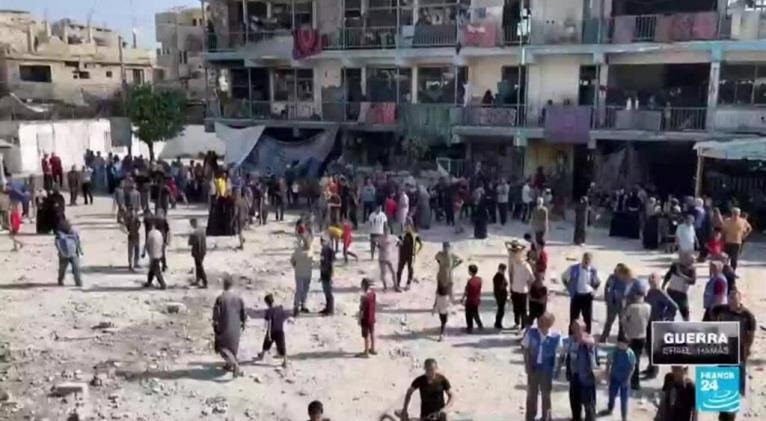 Israel comete masacre en escuela de refugiados en Gaza