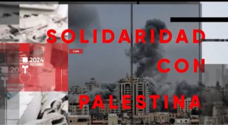 Pospone juventud cubana marcha en solidaridad con Palestina.