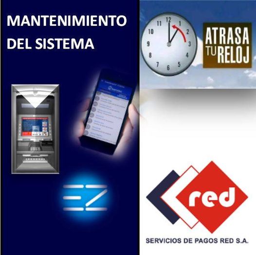 Mantenimiento y cambio de horario