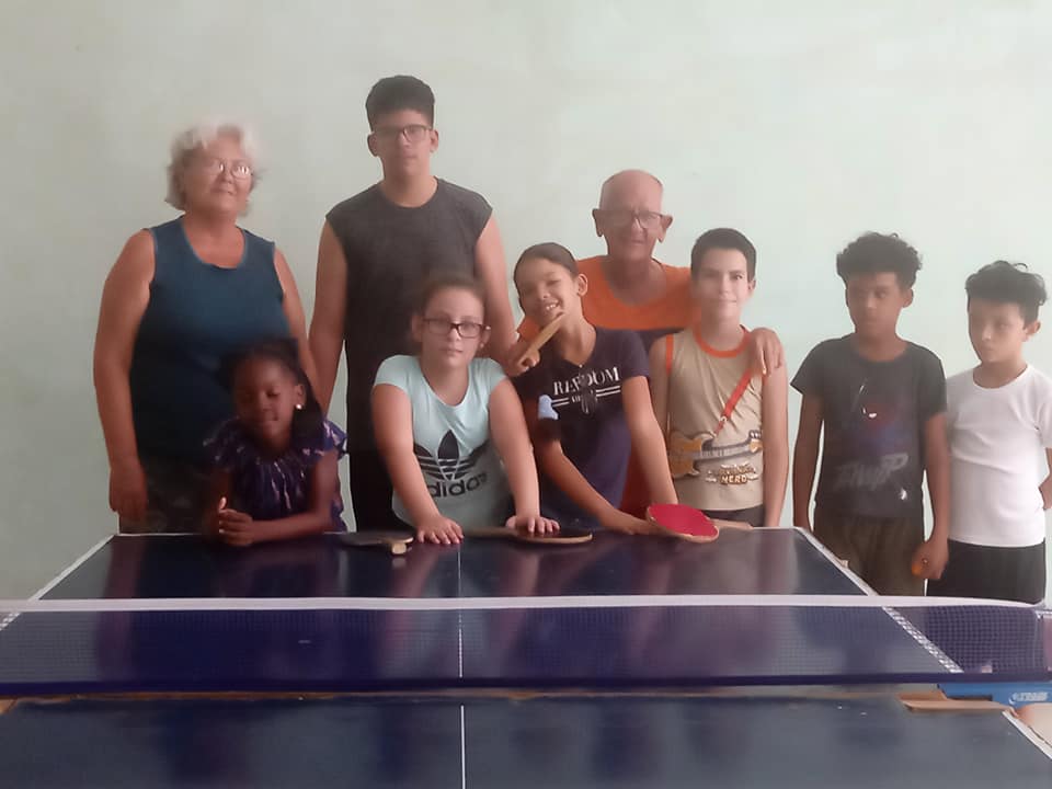 Potencian en Güines la práctica del tenis de mesa.