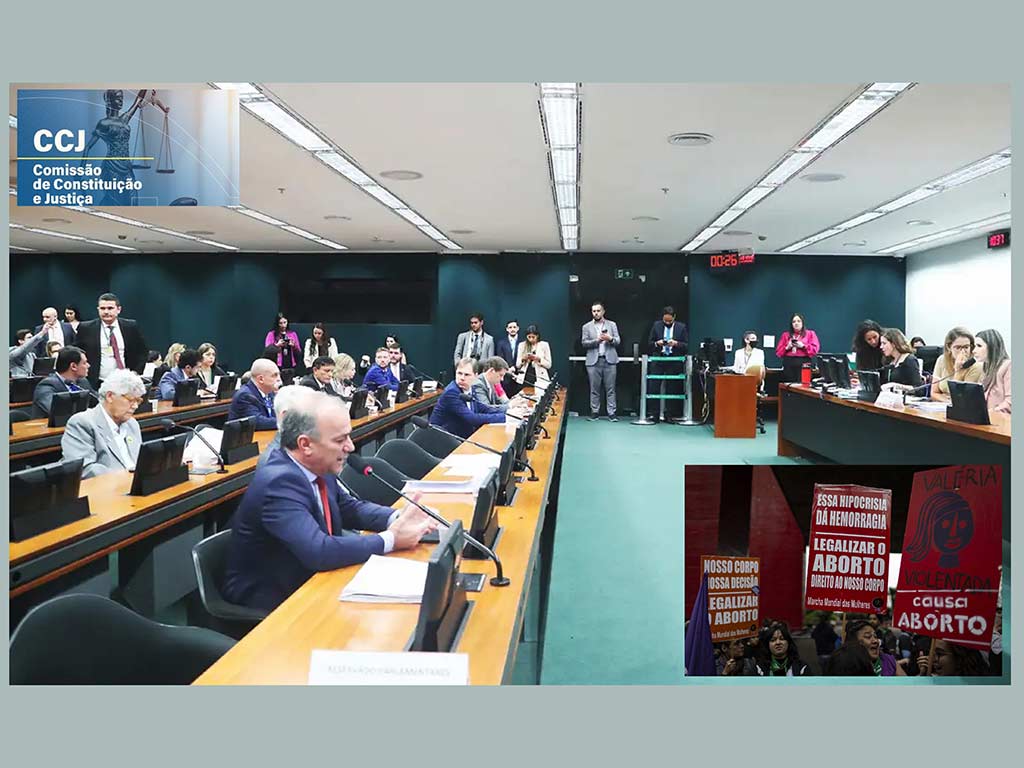 Comisión de Diputados vota propuesta contra el aborto en Brasil. Foto: Prensa Latina