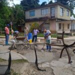 Ejecuta MIPYME Arnaldo Construcciones mantenimiento a viales. Foto: Radio Jaruco