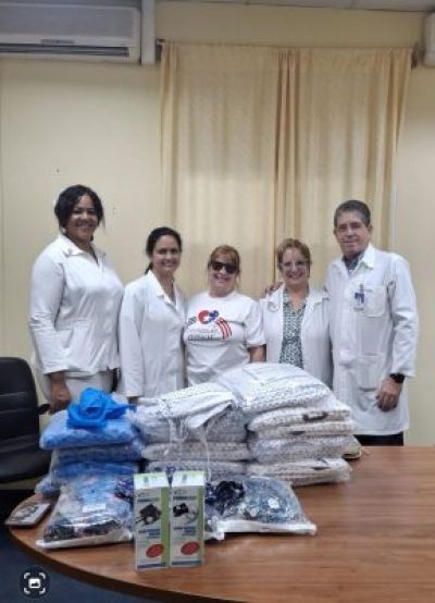 Otra donación desde Miami llega a hospital de Mayabeque