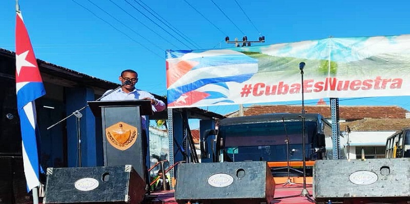 Primer secretario del Partido en Jaruco felicita al pueblo