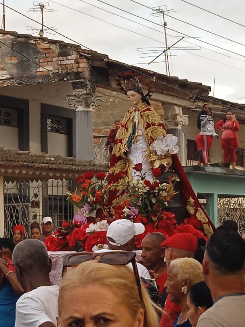 Santa Bárbara, orgullo y tradición en Güines