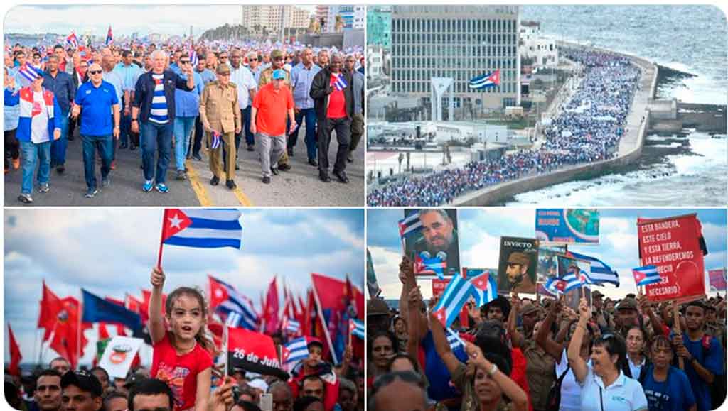 Agradeció Díaz-Canel grito unánime de Cuba contra bloqueo EEUU