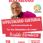 La voz romántica de Cuba este 28 de diciembre en Batabanó