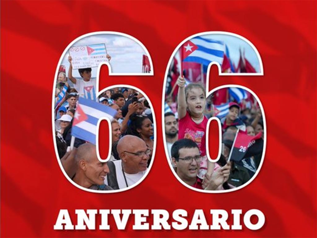Celebran aniversario 66 de triunfo de Revolución Cubana. Foto: Archivo