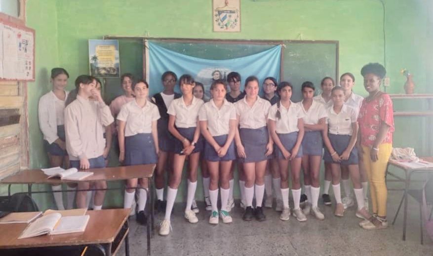 Arribantes a 14 años de edad de Jaruco ingresan a la FMC. Foto: Radio Jaruco