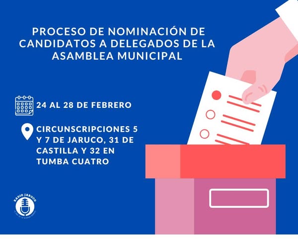 Circunscripciones de Jaruco elegirán a sus representantes ante el gobierno local