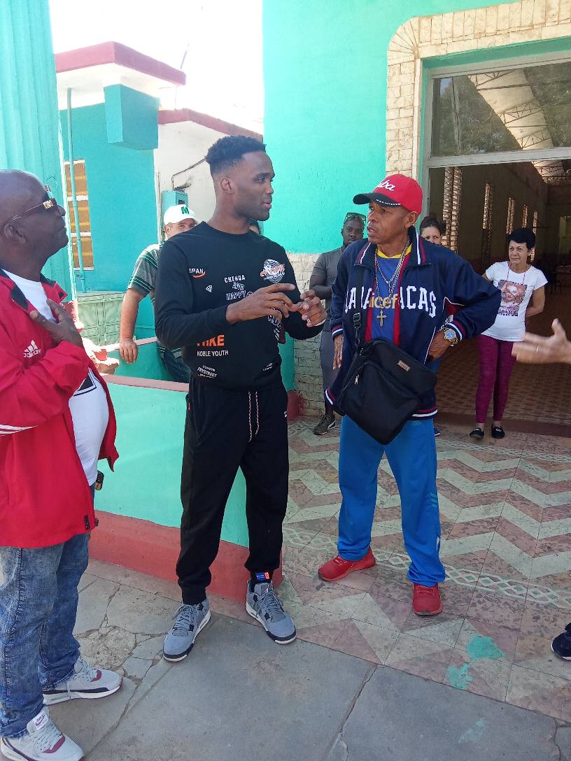 Reciben en Melena del Sur al luchador Orislandys Perdomo Brooks