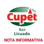 Nota informativa de la Empresa de Gas Licuado  