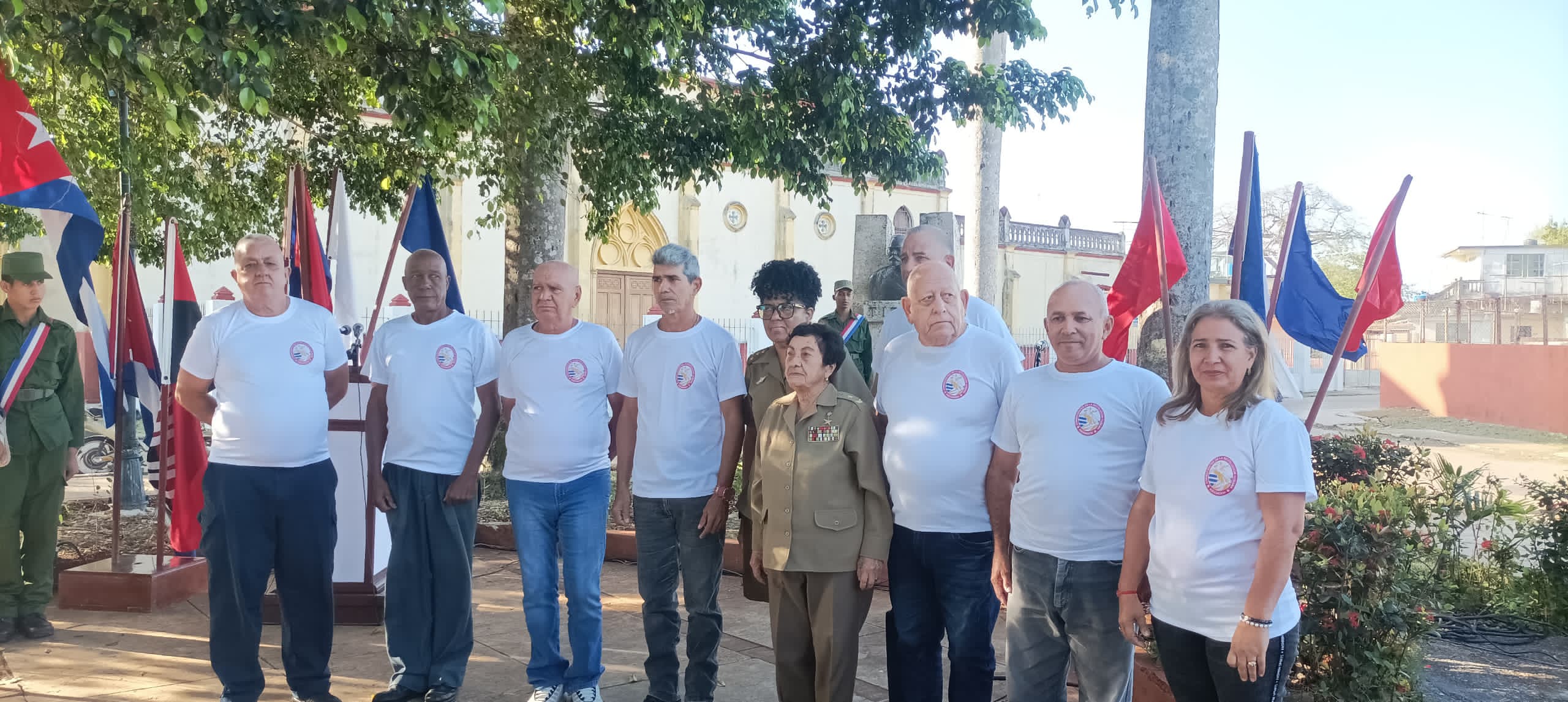 Abanderan delegación de Mayabeque a Conferencia de la Asociación de Combatientes