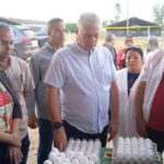 Constató Díaz-Canel avance en granja avícola La Soria de Quivicán. Foto: Diario Mayabeque
