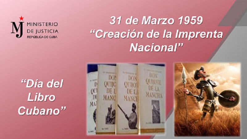 Día el Libro Cubano, homenaje a la Imprenta Nacional. Foto: Prensa Latina