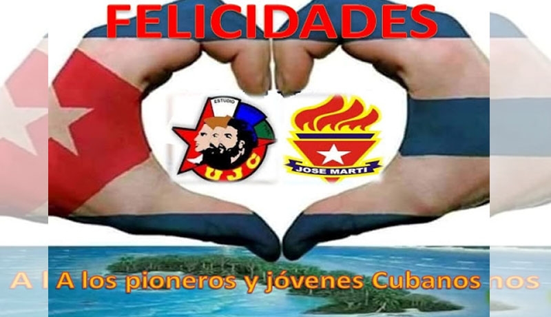 Día de fiesta para pioneros y jóvenes en Cuba. Foto: Cortesía de la autora