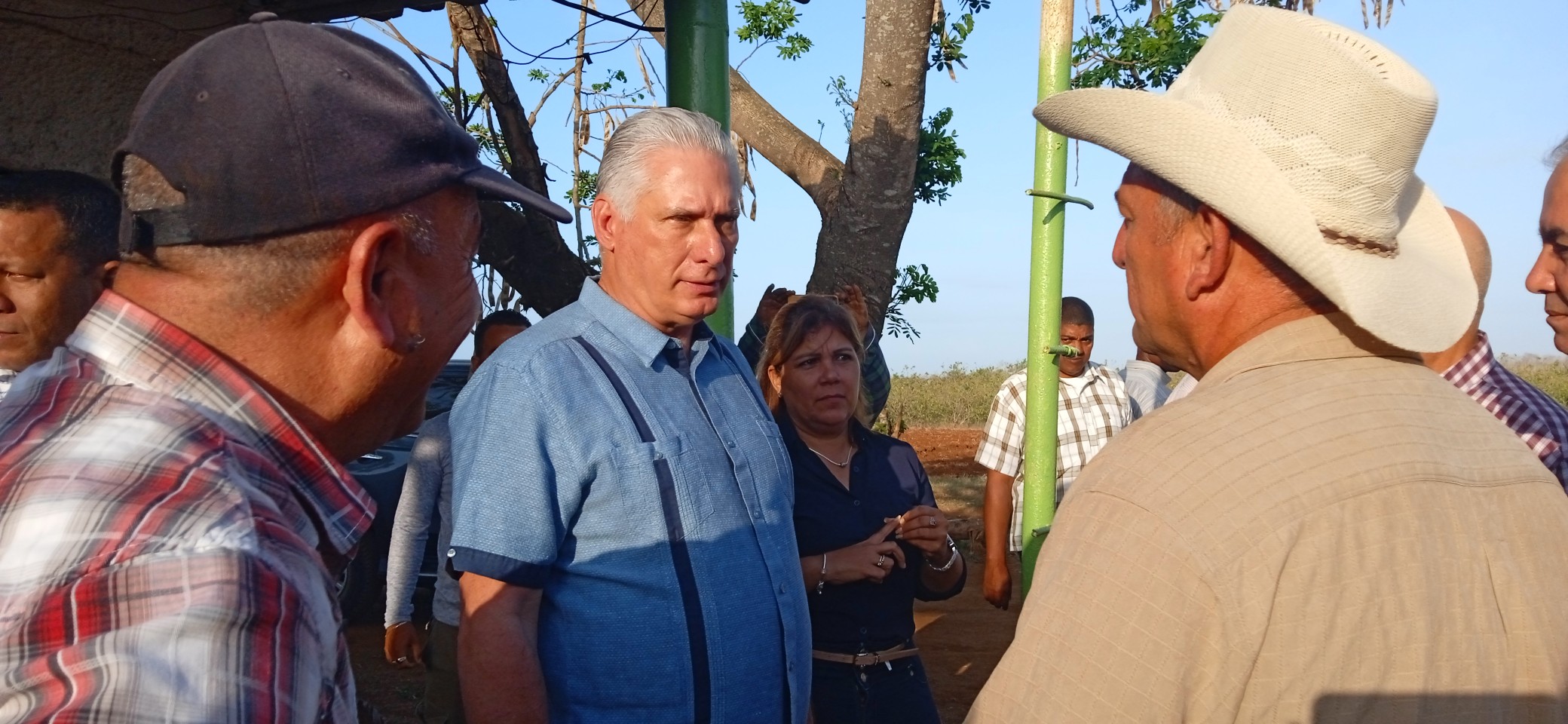 Díaz-Canel en el noveno recorrido por Mayabeque